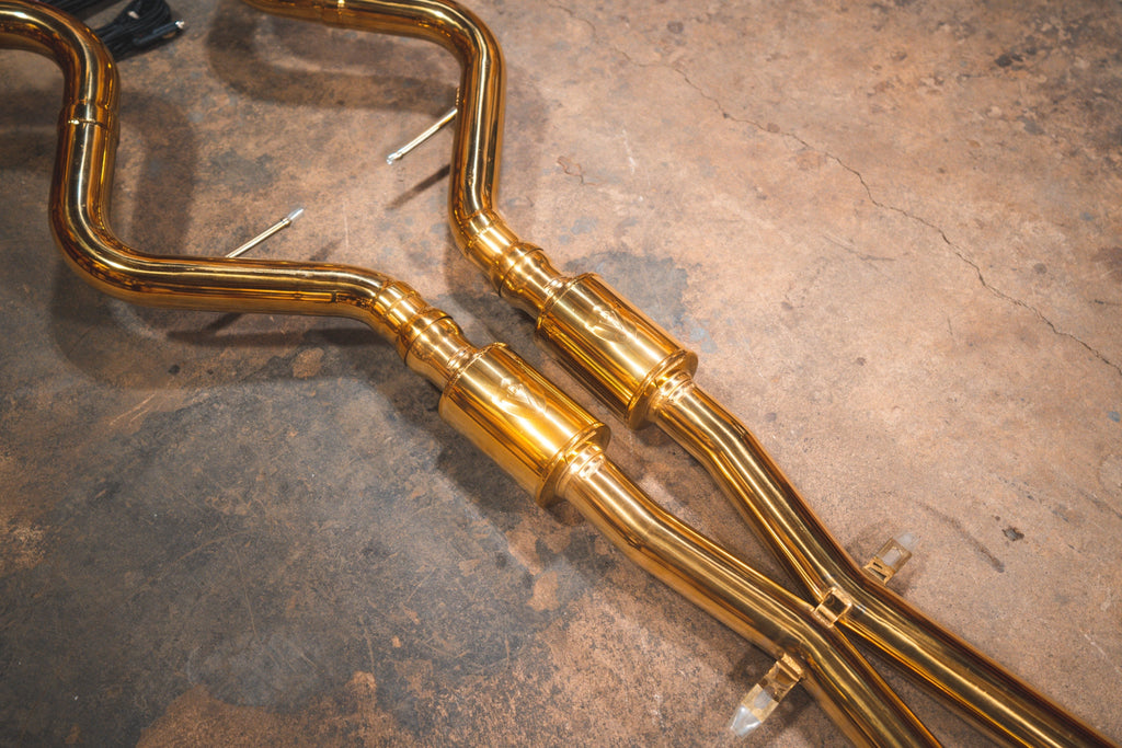 BMW M3 E9x V2 Valved Race Exhaust System (GOLD)