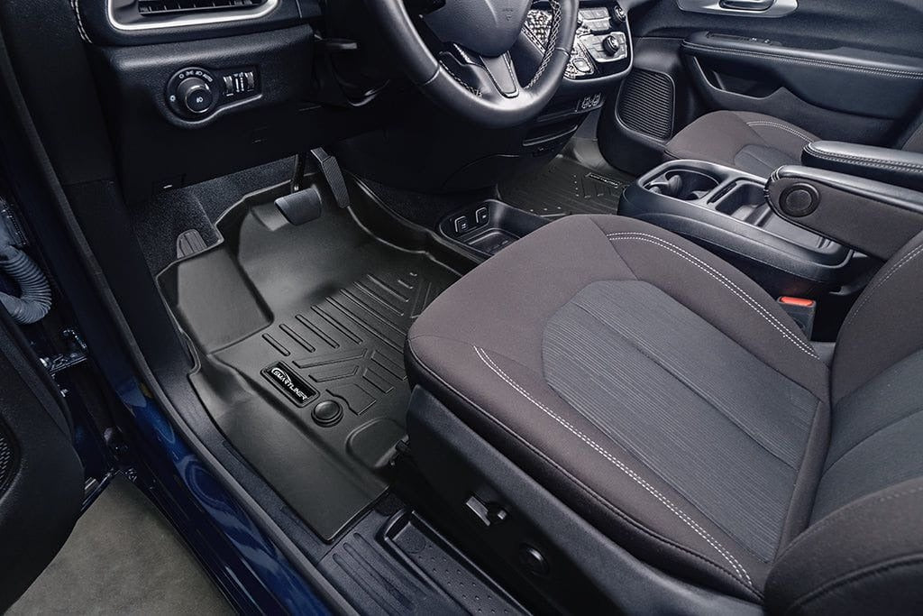 SMARTLINER Floor Liners for 2017-2020 Chrysler Pacifica (2nd Row Bench)s (7 Passenger Model)