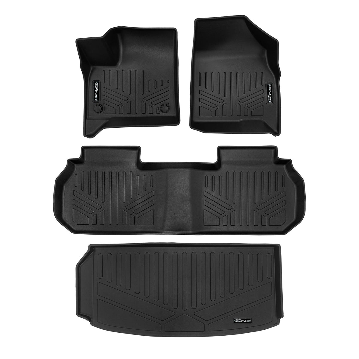 SMARTLINER Floor Liners for 2024-2026 GMC Acadia/Chevrolet Traverse/Buick Enclave (2nd Row Bucket)