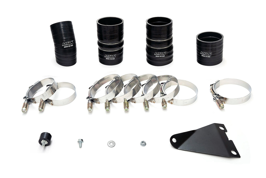 HPS Hot & Cold Side Charge Pipe with CAC Hose Intercooler Boots, 03-07 Ford F350 Superduty Powerstroke 6.0L Diesel Turbo