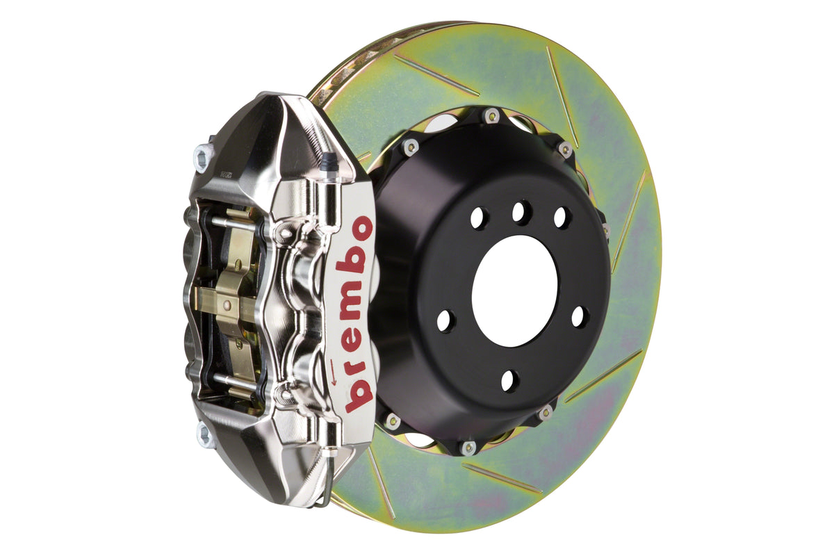 Brembo Gran Turismo Slotted Brake Kit 4 Piston 2-Piece GT-R Rear - 2013-2016 Scion FR-S / 2013-2020 Subaru BRZ / 2017-2019 Toyota 86