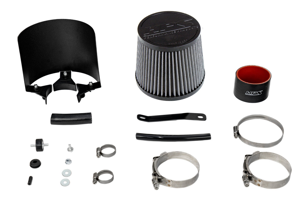HPS Performance Air Intake Kit Acura 2002-2006 RSX Base 2.0L, Includes Heat Shield, 827-724