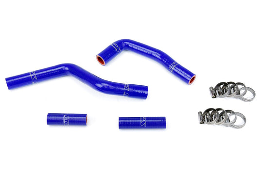 HPS Blue Reinforced Silicone Radiator Hose Kit Yamaha 02-18 YZ125 2 Stroke