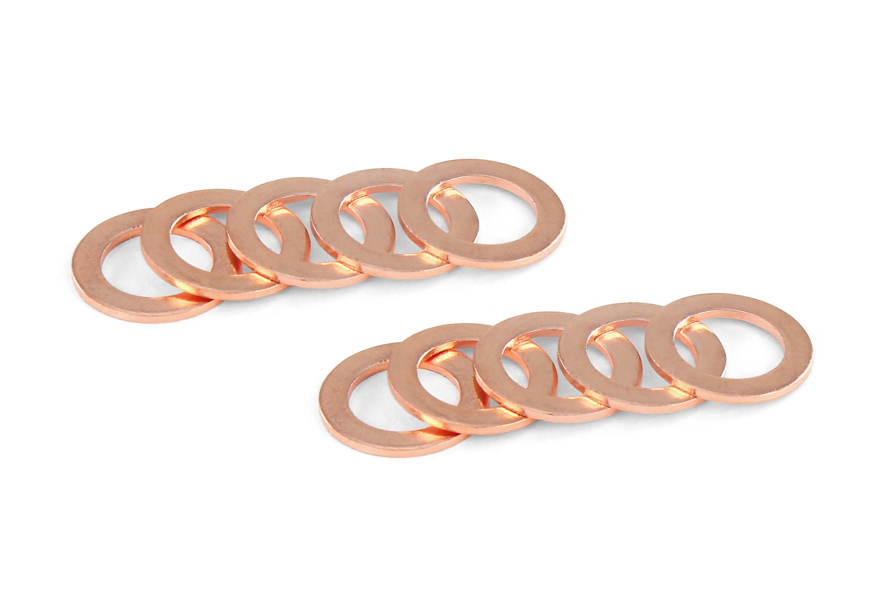 Replacement Copper Washer for HPS Stainless Steel Magnetic Oil Drain Plug Bolt M14 x 1.5
