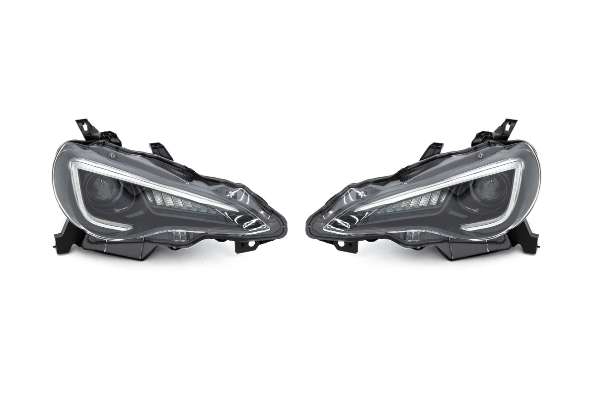 OLM Sequential Style Headlights w/ 6000k HID - 13+ FT86 / BRZ