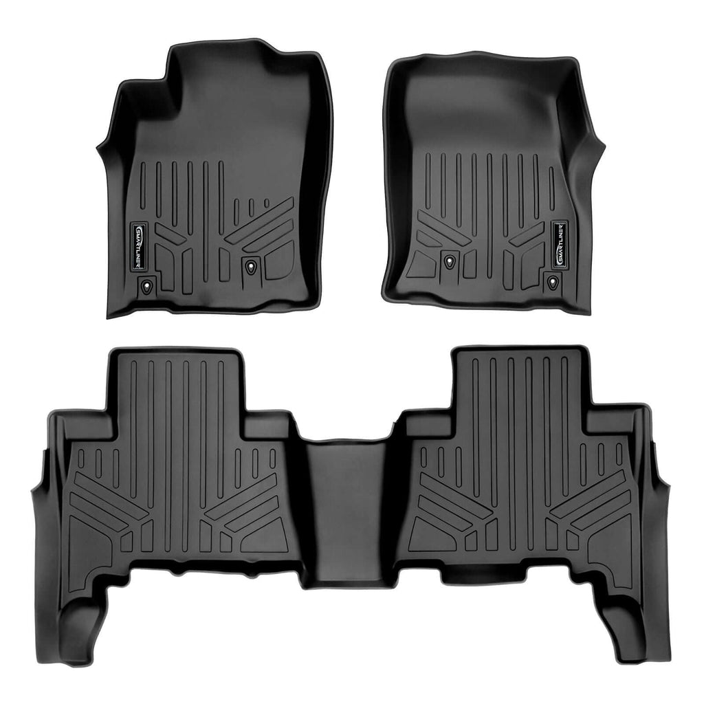 SMARTLINER Custom Fit Floor Liners For 2010-2012 Toyota 4Runner (5 Passenger with sliding Cargo Tray)
