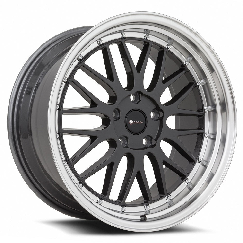 VORS VR8 18" 5x120 Hyper Black Machined Lip
