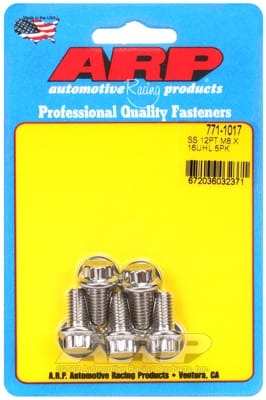 ARP M8 x 1.25 x 16 12pt Stainless Steel Bolts (Set of 5)