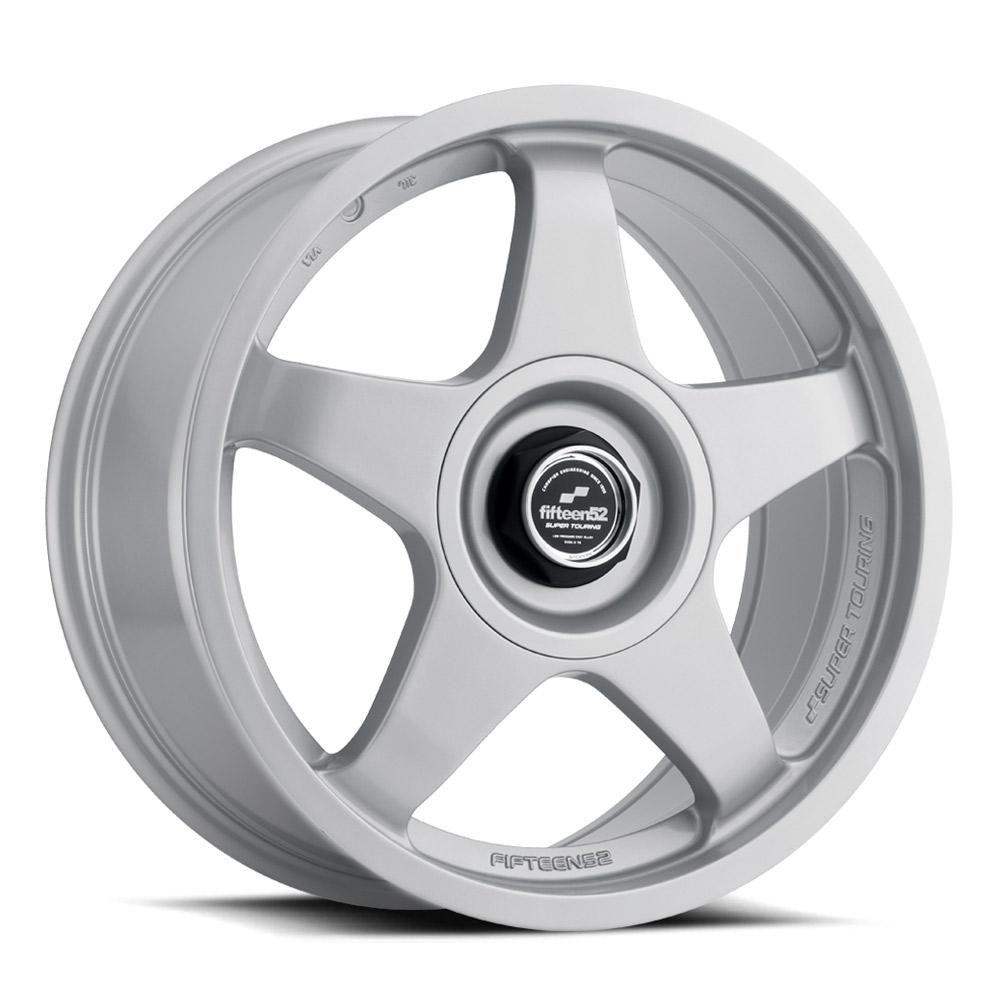 fifteen52 Chicane Speed Silver 18x8.5 +35 5x114.3/5x100 (Single Wheel) - 2015-2024 Subaru WRX / 2015-2021 STI / 2019-2024 Forester / 2013-2024 Subaru BRZ / Scion FR-S / Toyota GR86 / 2014-2018 Subaru Forester