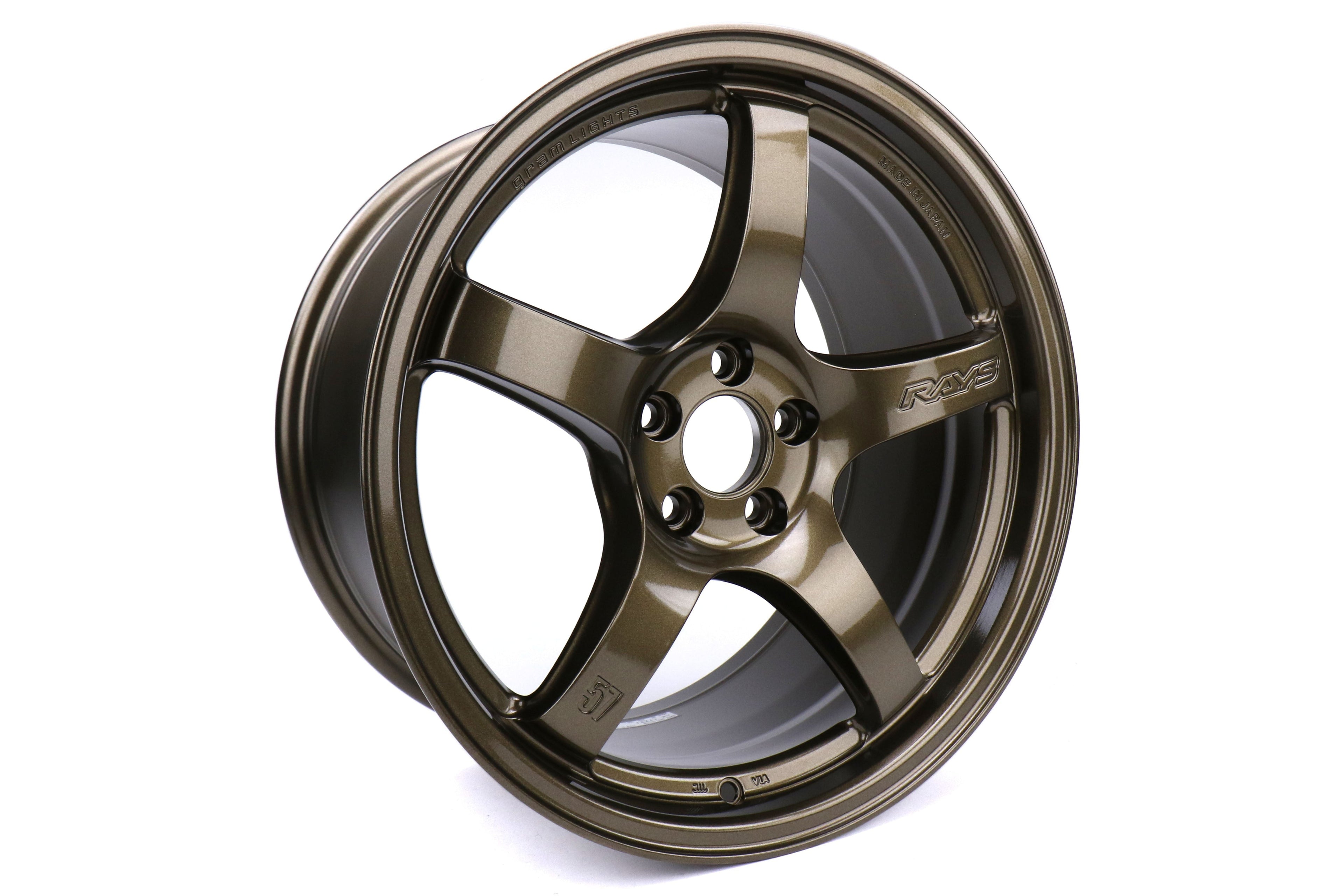 Rays Gram Lights 57CR Almite Gold 17x9 +38mm 5x100 (Sold As Pair) - 2013-2024 Subaru BRZ / Scion FR-S / Toyota GR86 / 2014-2018 Subaru Forester