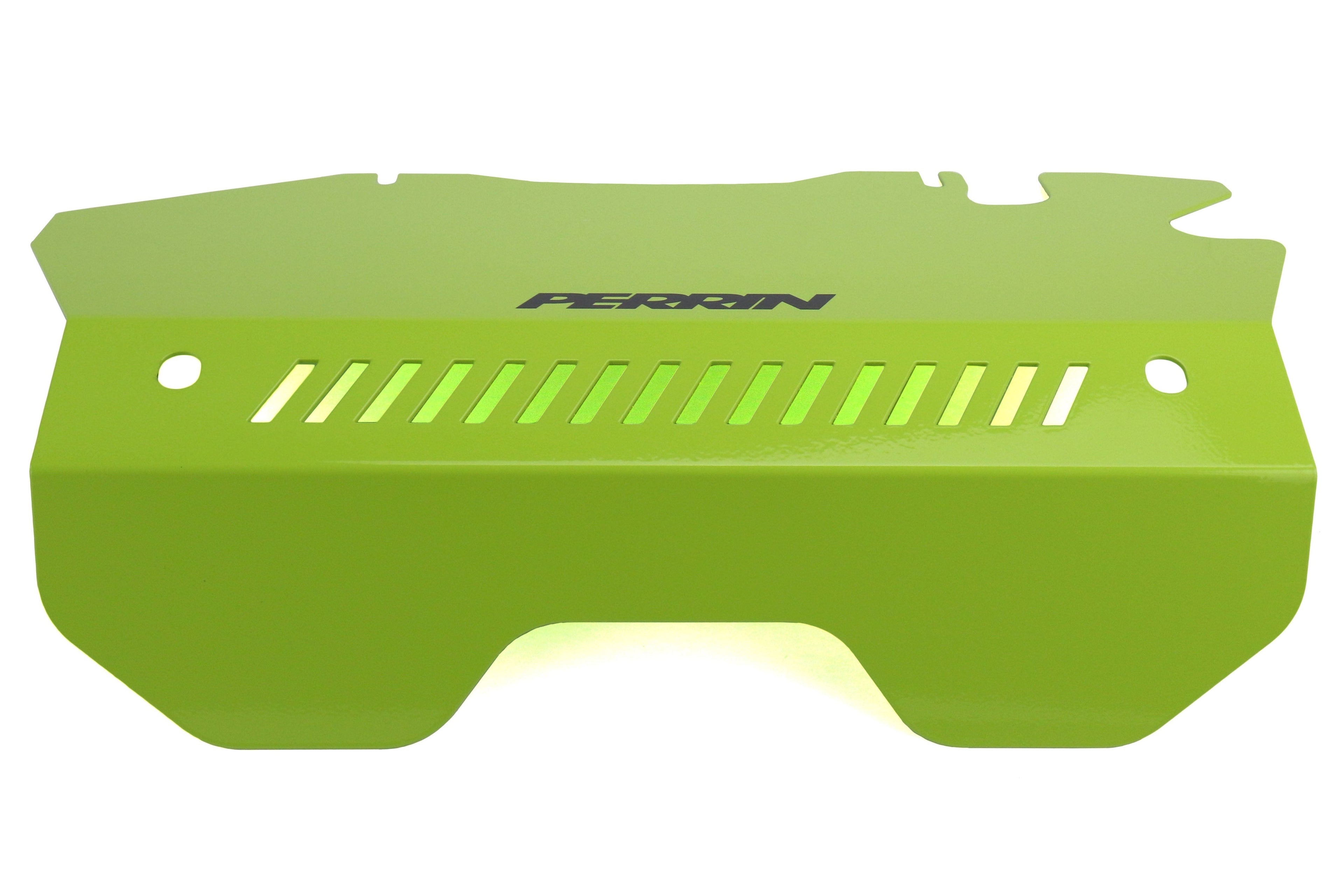 PERRIN Pulley Cover (Neon Yellow) - 2015-2021 Subaru WRX