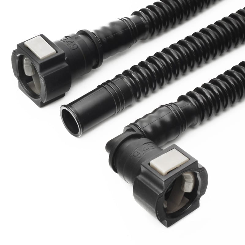 Nuke Performance Pre-assembled in tank 100mm fuel hose SAE 9.49 to SAE 9.49