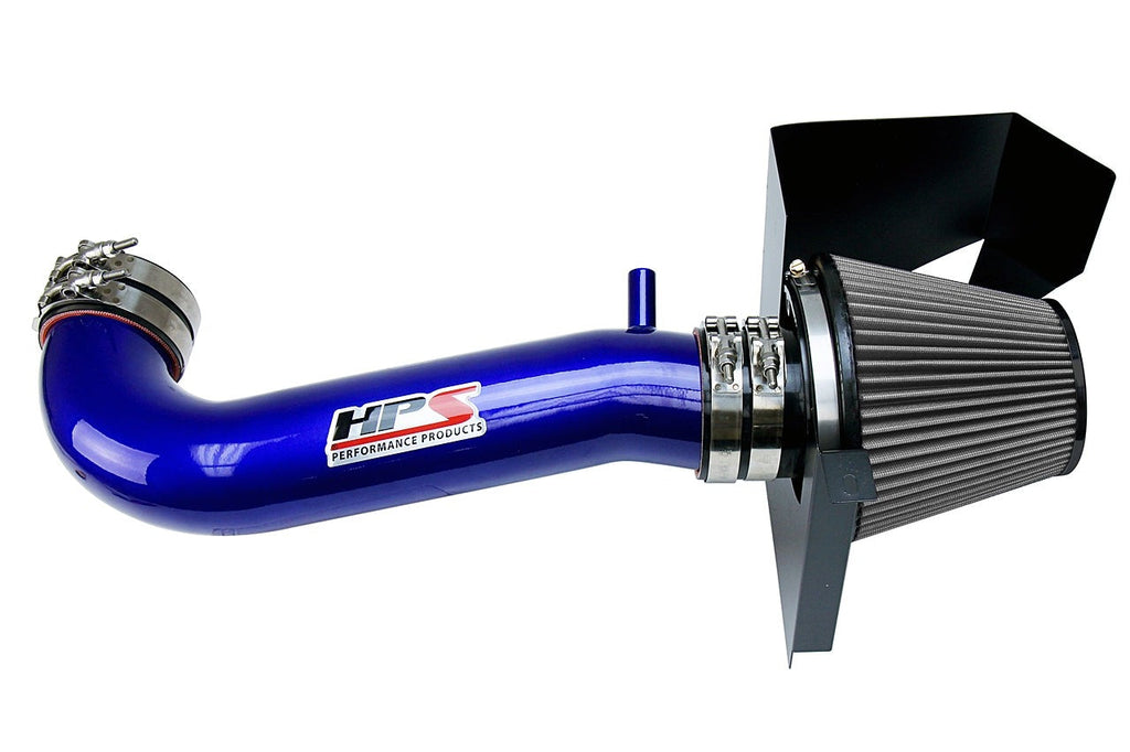 HPS Shortram Air Intake Kit 2011-2017 Dodge Challenger 5.7L V8 except Shaker Hood, Includes Heat Shield, 827-600