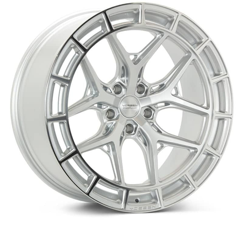 Vossen HFX-1 22x10.5 - 5x112 - ET25 - Deep - 66.5 - Silver Polished Wheel