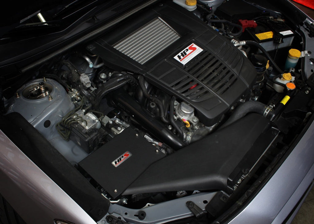 HPS Performance Air Intake Kit 2015-2020 Subaru WRX 2.0L Turbo, Includes Heat Shield, 827-545