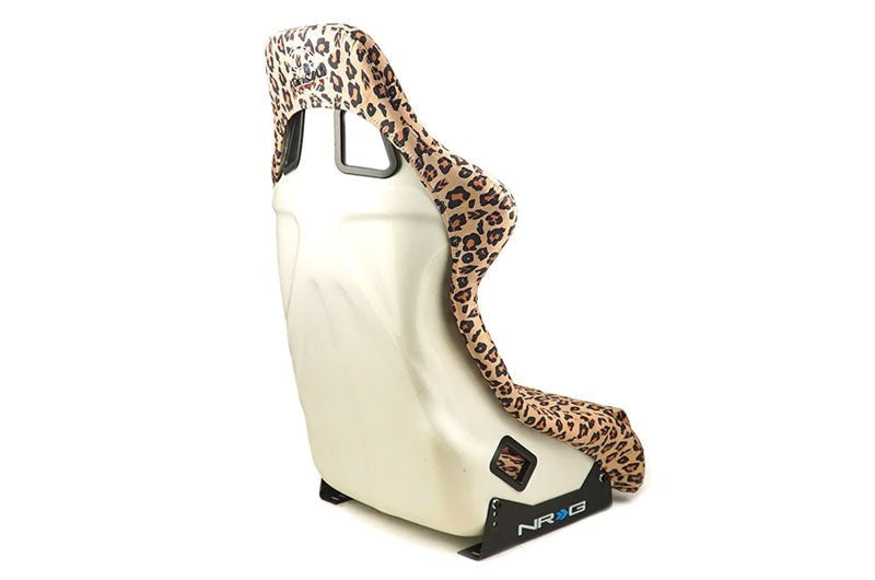 NRG Innovations FRP Bucket Seat Prisma Savage Edition - Brown Cheetah (Large) - Universal