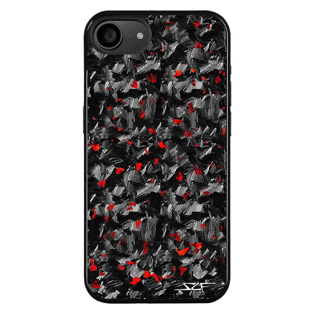 iPhone | Red Flake Forged Carbon Fiber Case | CLASSIC Series