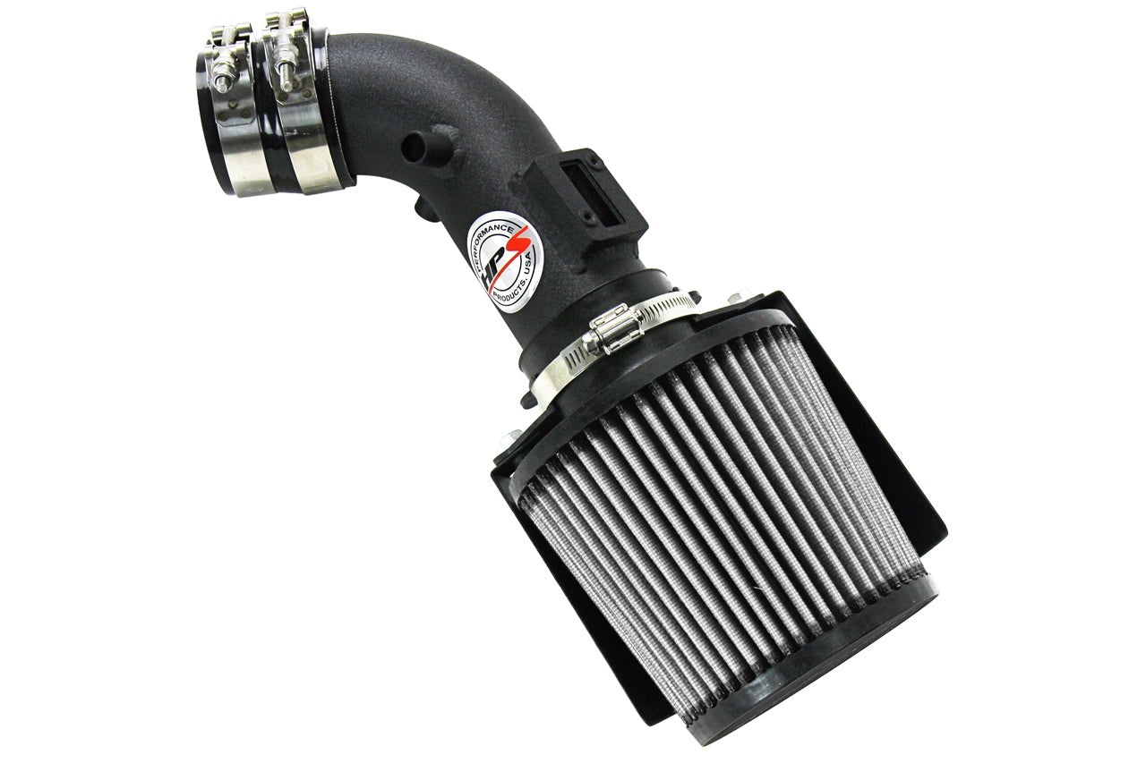 HPS Performance Shortram Air Intake Kit 2006-2011 Honda Civic 1.8L, Includes Heat Shield, Black