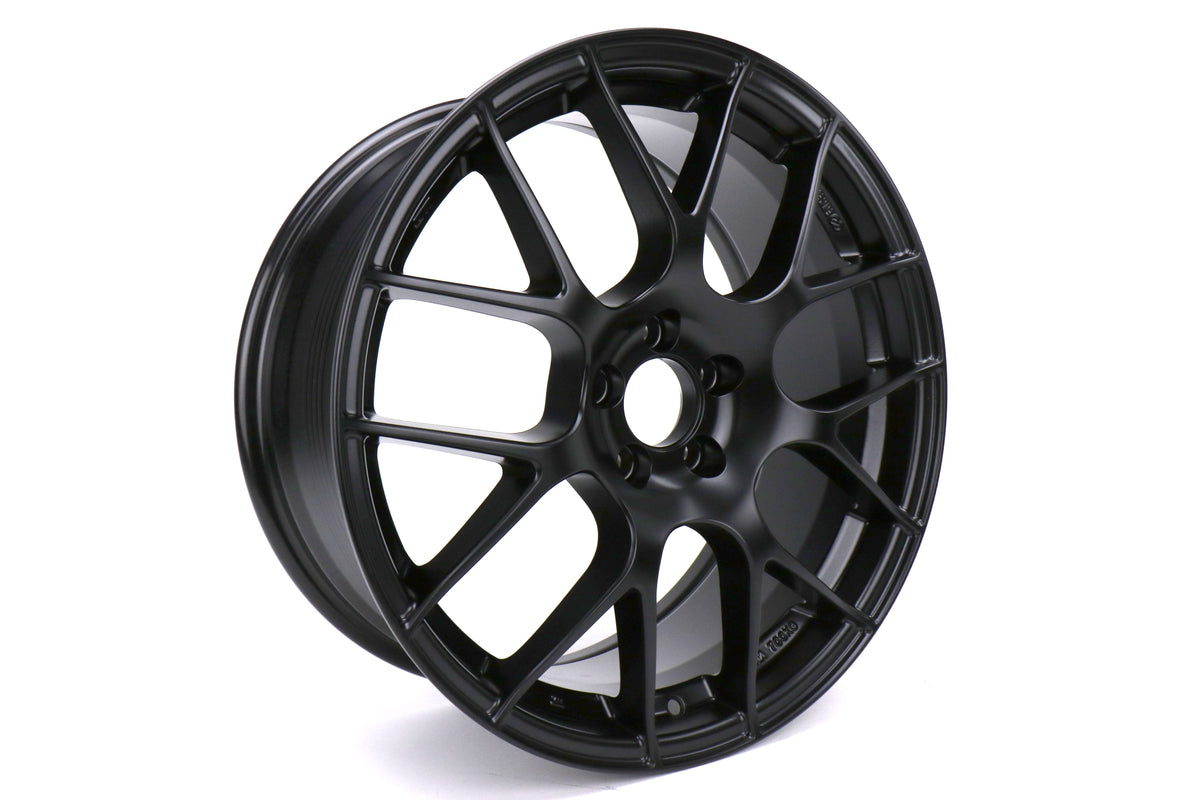 Enkei Raijin Matte Black 18x8 +45 5x100 (Single Wheel) - 2013-2024 Subaru BRZ / Scion FR-S / Toyota GR86 / 2014-2018 Subaru Forester