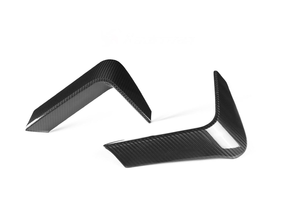 F8X Dry Carbon Fiber Rear Bumper Splitters