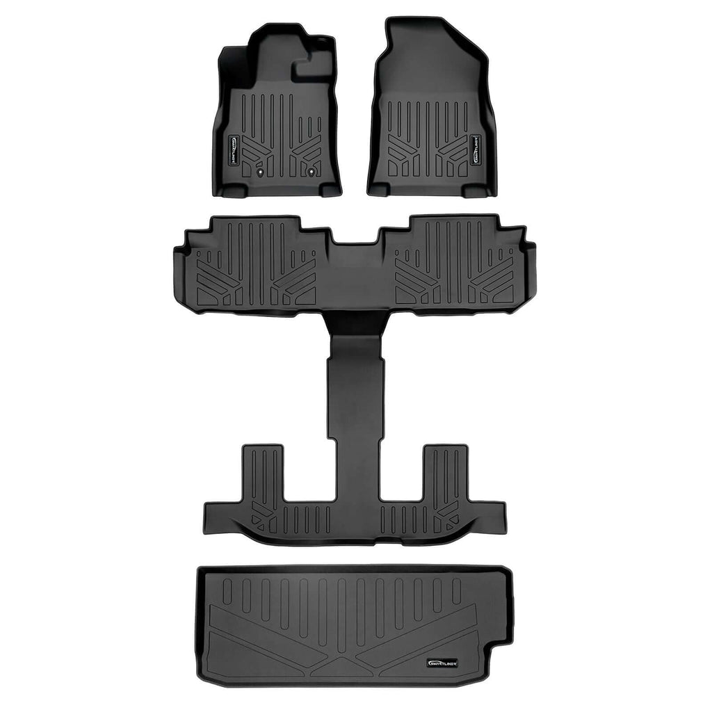 Smart TrimTM Floor Liners For 2019-2026 Subaru Ascent (2nd Row Bench) and With Subwoofer in the Cargo Area