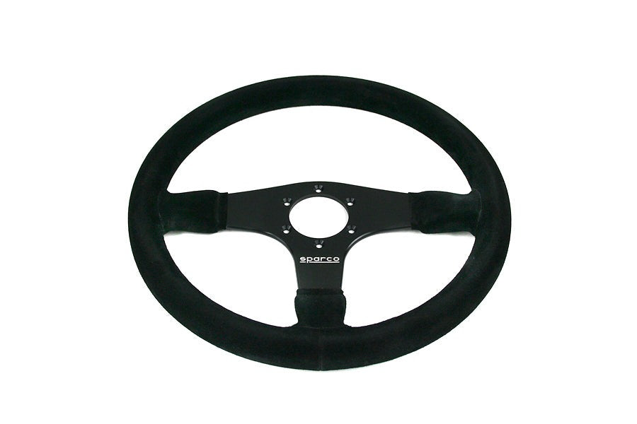 Sparco 375 Black Suede Steering Wheel - Universal