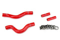 HPS Red Reinforced Silicone Radiator Hose Kit Coolant Suzuki 01-11 RM250