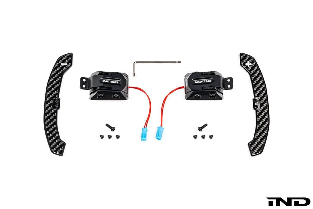 JQ Werks / MadTrace BMW G-Chassis Clubsport Magnetic Shift Paddle Set - Carbon V3