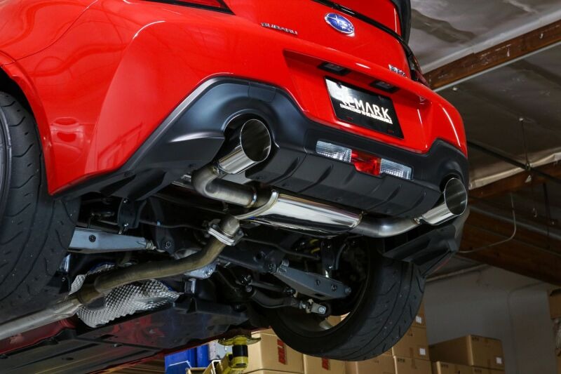 Remark Axle-Back Exhaust - Stainless Single Wall Tips - 2022-2026 Toyota GR86 / Subaru BRZ