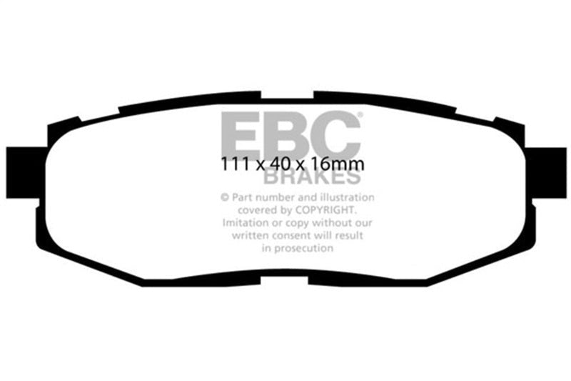 EBC Bluestuff Rear Brake Pads - 2013-2026 Subaru BRZ / Toyota GT/GR86 / Scion FR-S (Non Brembo)