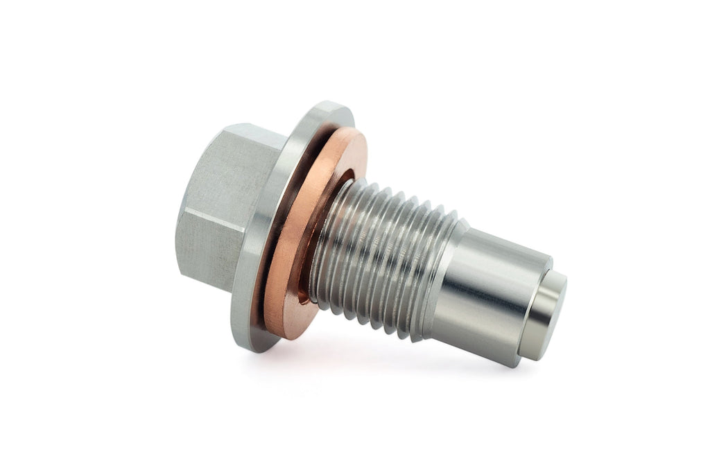 HPS Performance Stainless Steel Magnetic Oil Drain Plug Bolt for Pontiac
