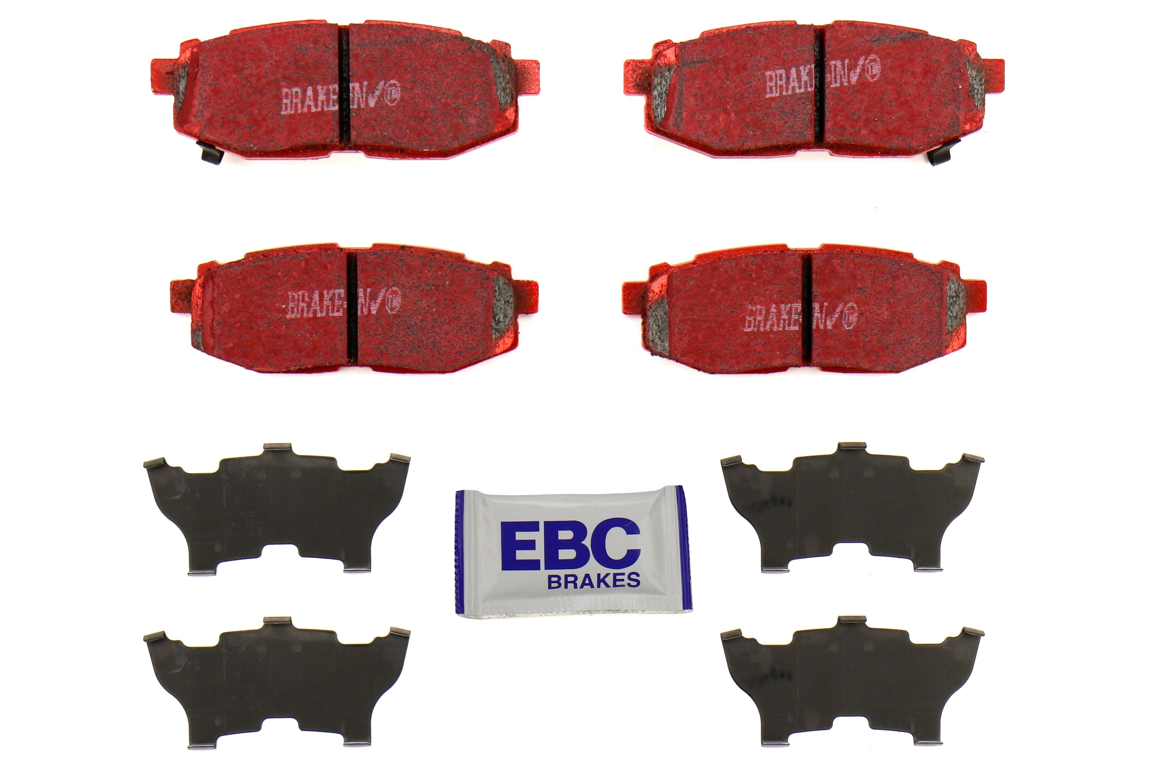 EBC Brakes Redstuff Ceramic Rear Brake Pads - 2013-2026 Subaru BRZ / Toyota GT/GR86 / Scion FR-S (W/ Vented Rear Rotors)