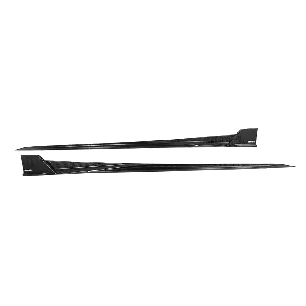 X5 G18 SQ Style Dry Carbon Fiber Side Skirt