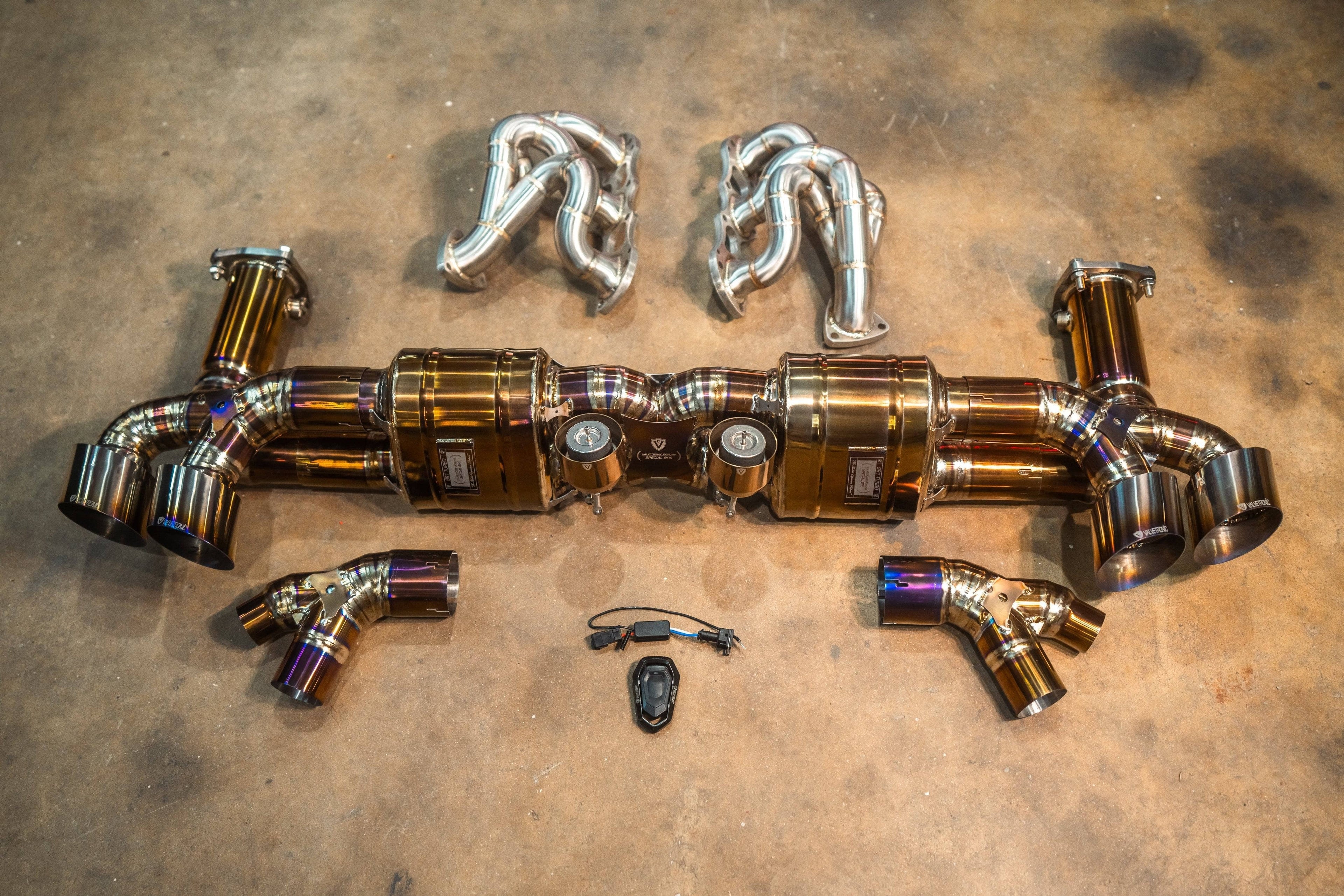 Valvetronic Valved Race Exhaust System for Porsche 911 Turbo 991.1 / 991.2