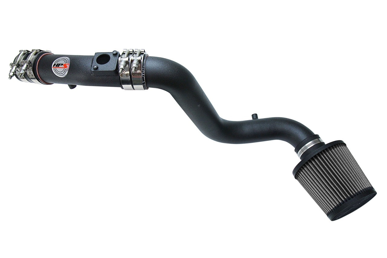 HPS Performance Cold Air Intake Kit 2016-2019 Honda Civic Non Si 1.5T Turbo, Converts to Shortram, Black