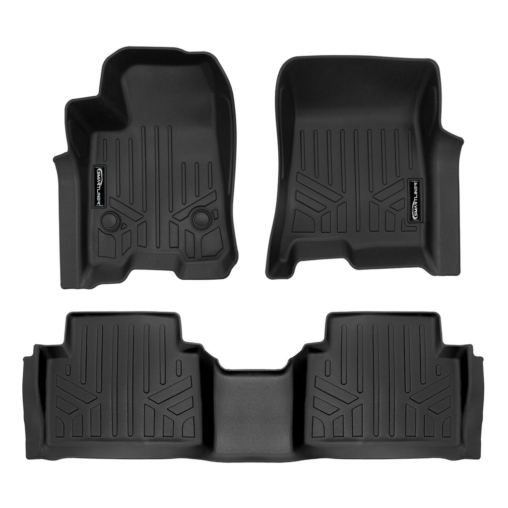 SMARTLINER Floor Liners for 2023-2026 GMC Canyon (Only Fits Crew Cabs | Carpet)