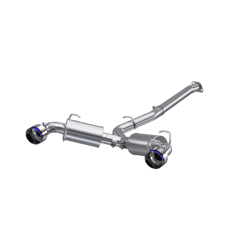 MBRP T304 Stainless Steel 3in Dual Split Rear Cat Back w/ Burnt End Tips - 2013-2026 Subaru BRZ / 2017-2026 Toyota GR86 / 86 / 2013-2016 Scion FR-S