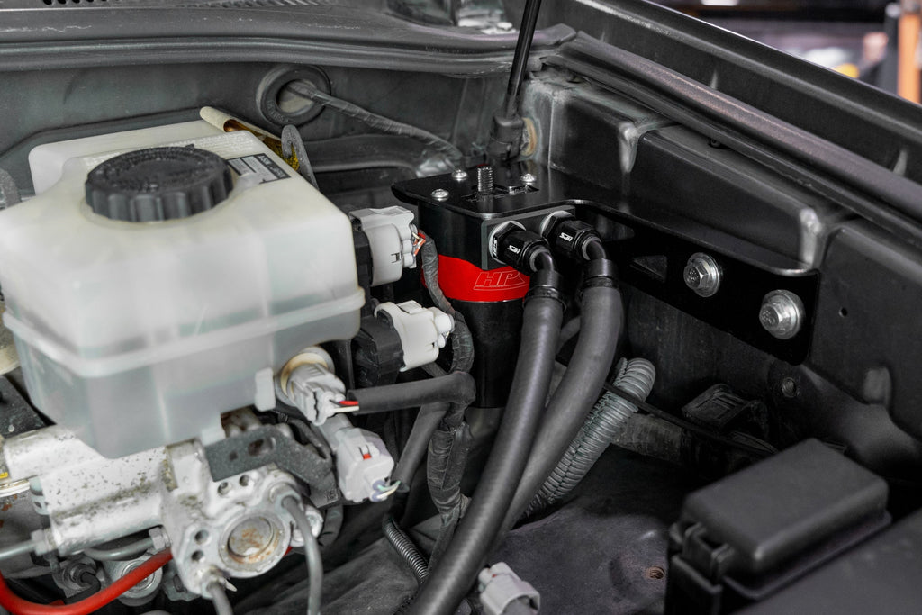 HPS Aluminum Oil Catch Can Kit 2003-2009 Toyota 4Runner 4.7L V8, 860-018, Open Box
