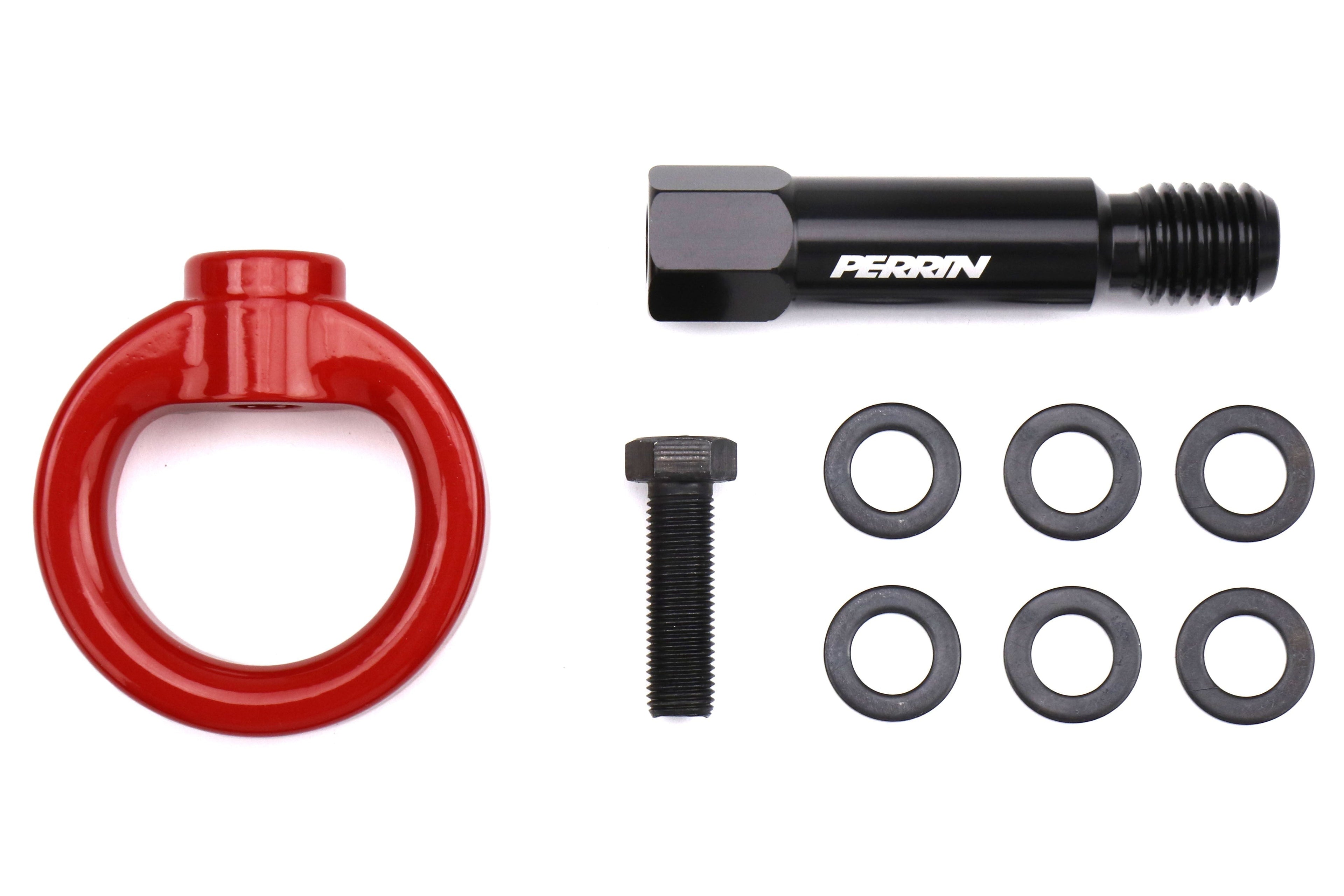 PERRIN Front Tow Hook Kit (Red) - 2020-2024 Toyota GR Supra