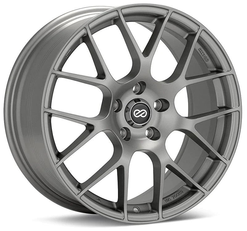 Enkei Raijin Gun Metal 18x8.5 +38mm 5x100 (Single Wheel) - 2013-2024 Subaru BRZ / Scion FR-S / Toyota GR86 / 2014-2018 Subaru Forester