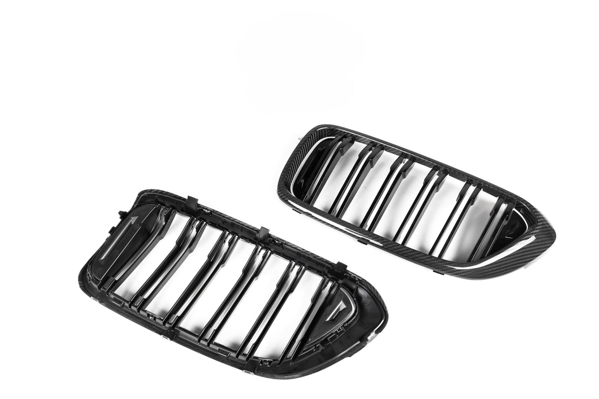 18-20 6GT G32 6 Series G PRE-LCI Double Slat Dry Carbon Grills