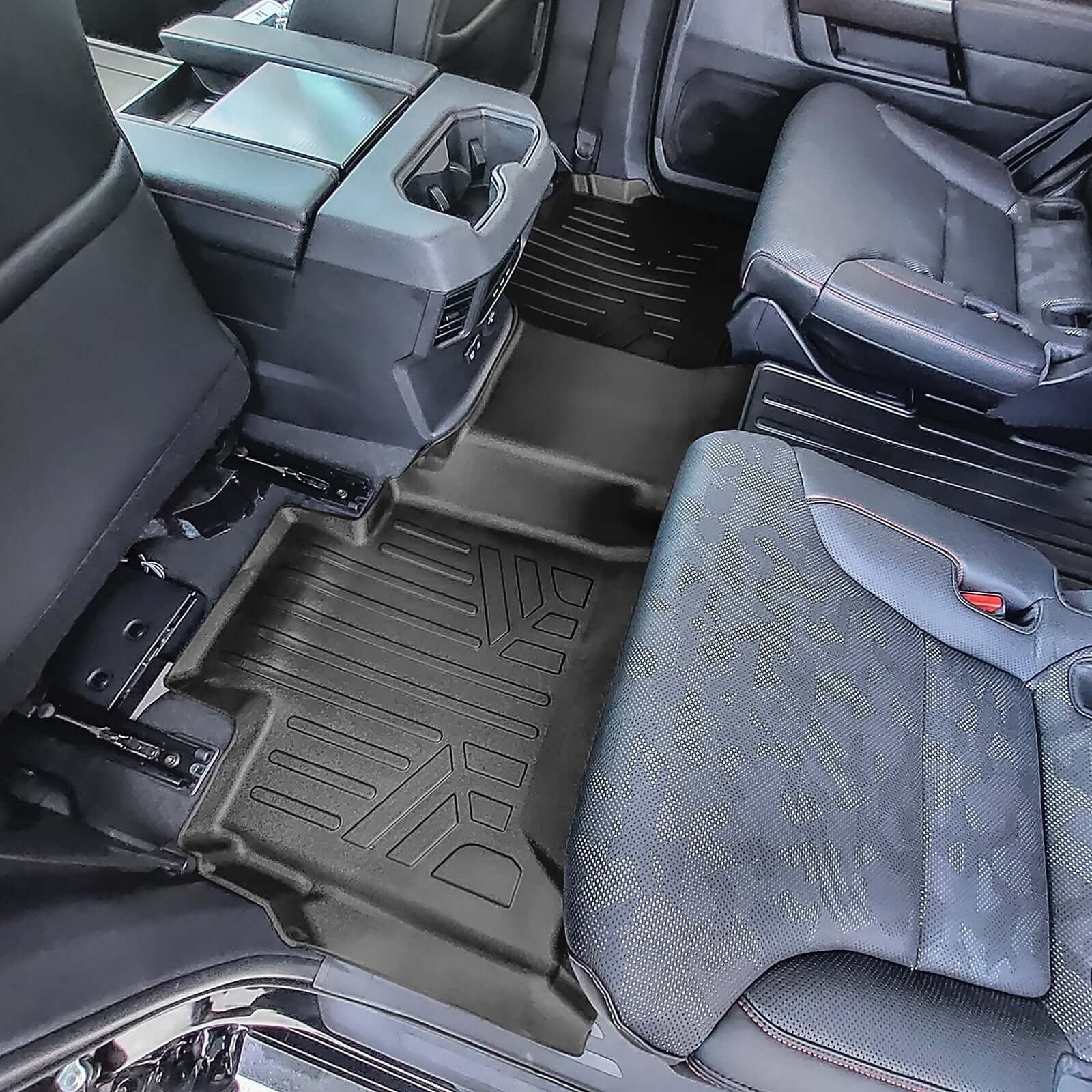 SMARTLINER Floor Liners for 2023-2026 Toyota Sequoia (7 Passenger Model with Center Console)