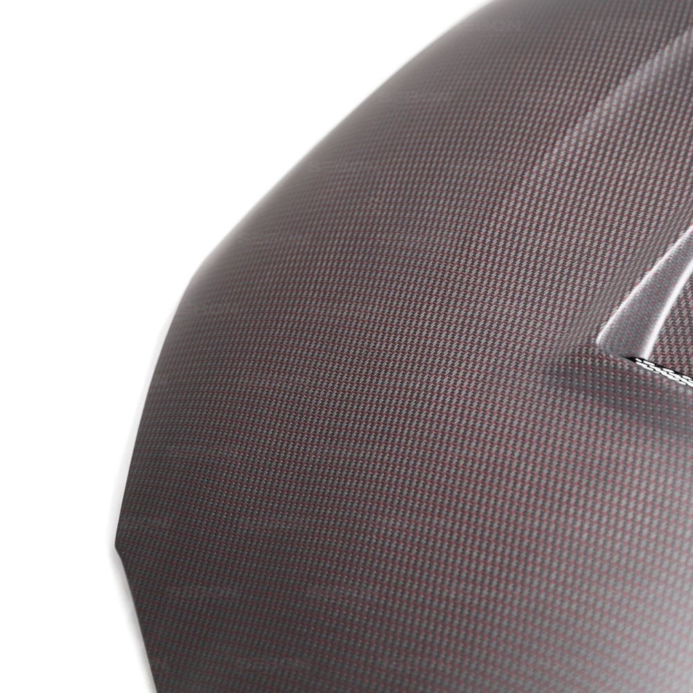 Seibon TS-Style Red Dry Carbon Hood - 2020+ A90 Supra