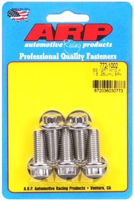 ARP M10 x 1.50 x 25 Black Oxide 12pt Bolts (Set of 5)