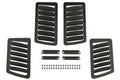 Verus Engineering Slanted Hood Louver Kit Black - 2013-2021 Scion FR-S / Subaru BRZ / Toyota 86