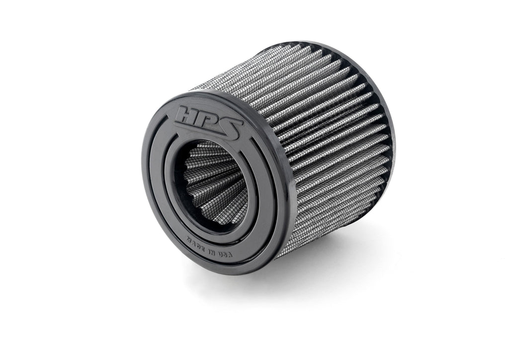 HPS Performance 4" Open Top Dual Cone Air Filter, 6.75" Length, HPS-4344