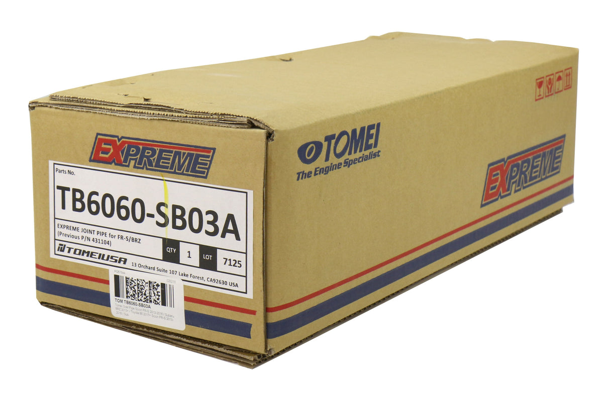 Tomei Expreme Over Pipe - 2013-2021 Scion FR-S / Subaru BRZ / Toyota 86