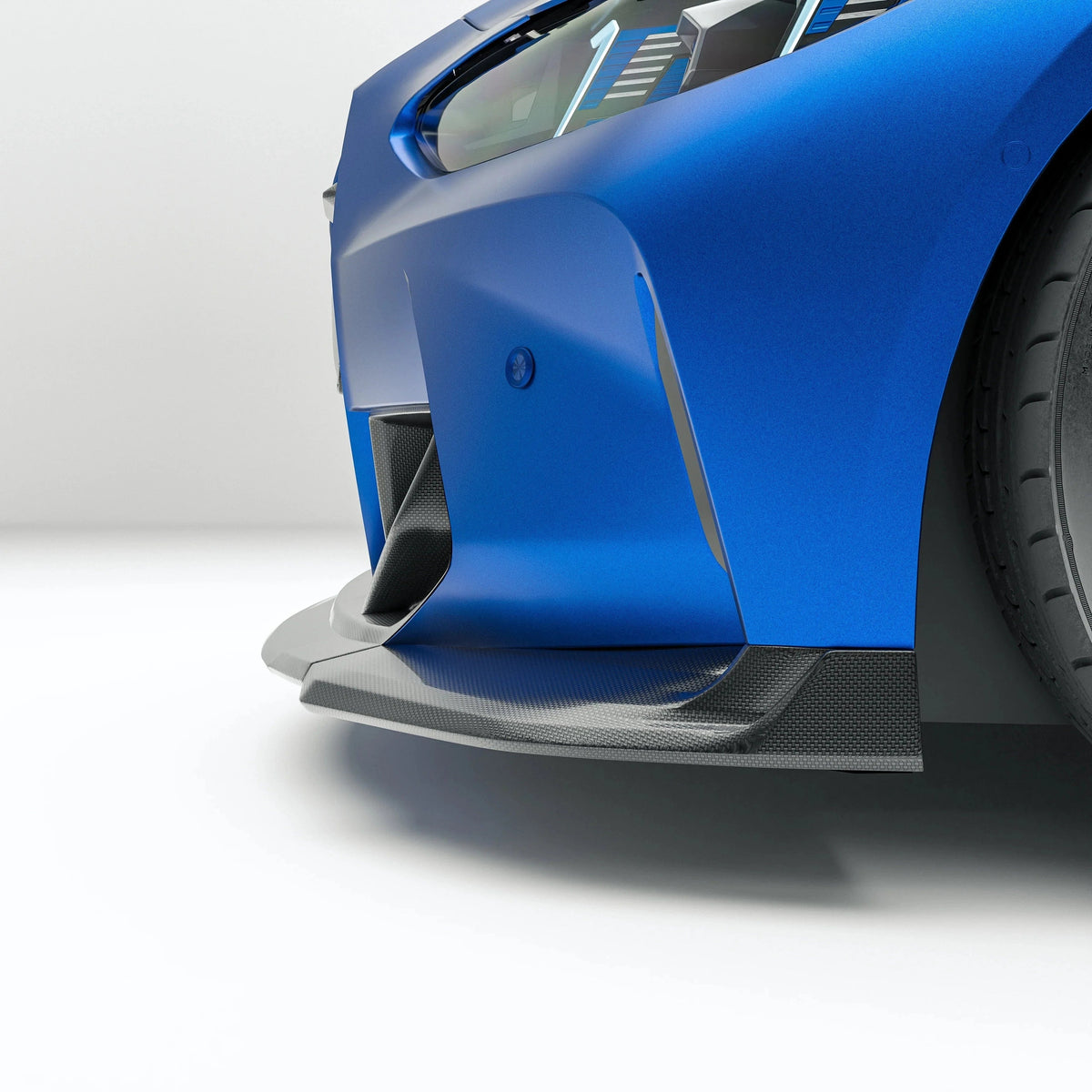 Revozport Carbon Fiber Front Lip for BMW G80 G81 M3 2021-2024