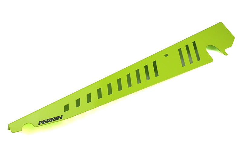 PERRIN Performance Fender Shroud (Neon Yellow) - 2015-2021 Subaru WRX / STI