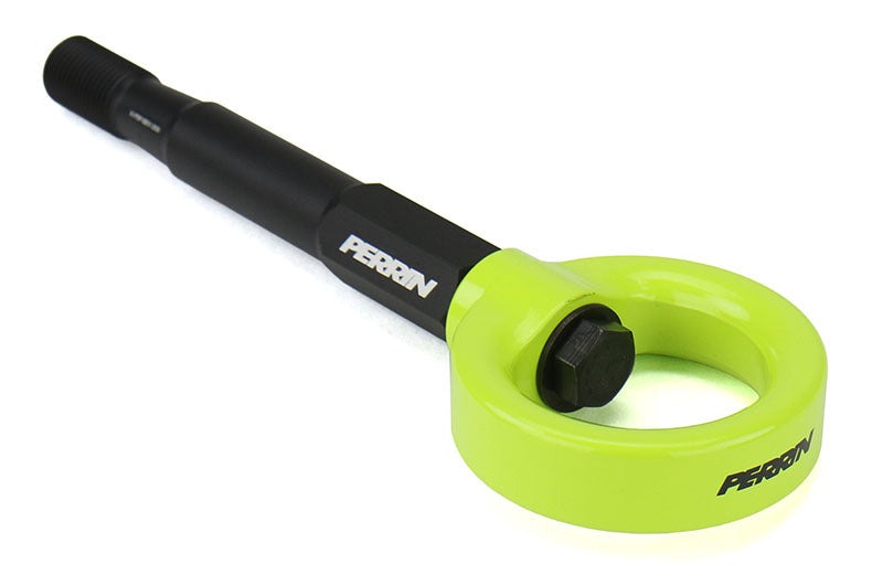 PERRIN Front Tow Hook (Neon Yellow) - 2015-2017 Subaru WRX / STI